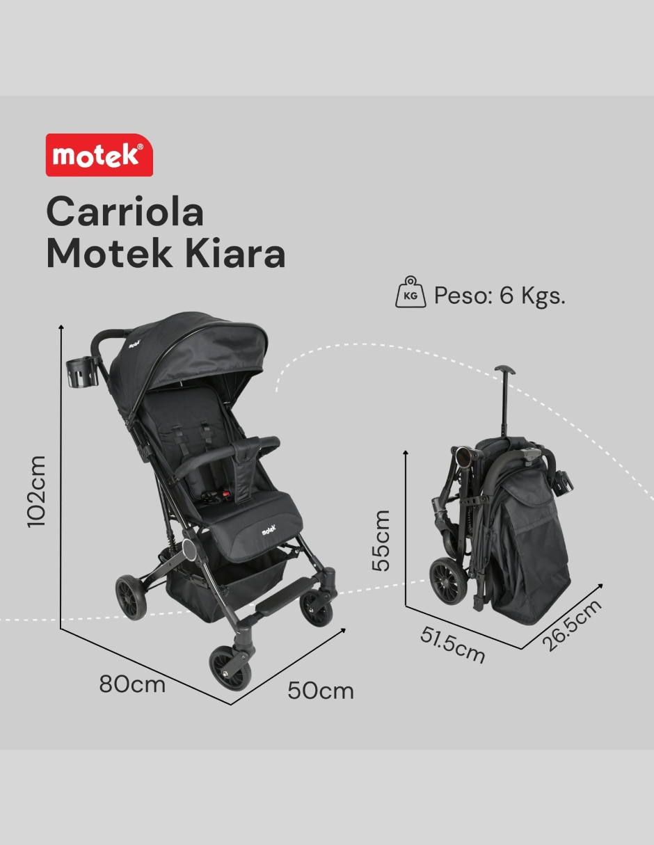 Carriola ultraligera carriola compacta sí 6